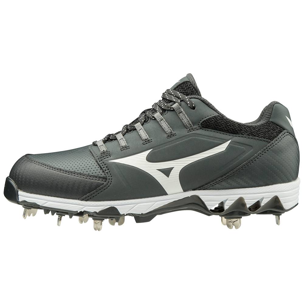 Tenis Para Softball Mizuno 9-Spike Swift 6 Bajos Metal Para Mujer Grises/Blancos 4539712-YS